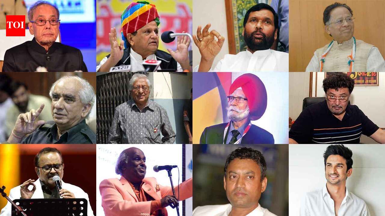 Remembering: Prominent Indians who bid us goodbye in 2020