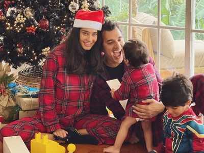 Lisa Haydon pens a heartfelt note as she shares her Christmas photos; says 'missed my family this year but so grateful for friends like family'