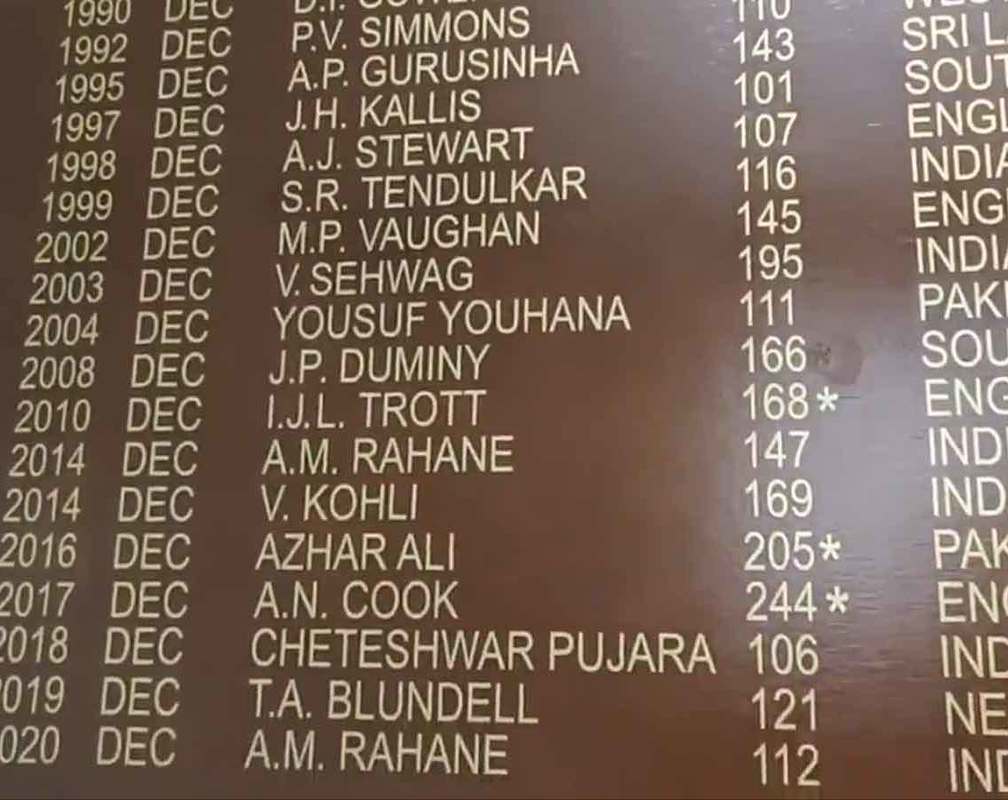 
India vs Australia: Ajinkya Rahane's name engraved on MCG Honours Board after match-winning ton in 2nd Test
