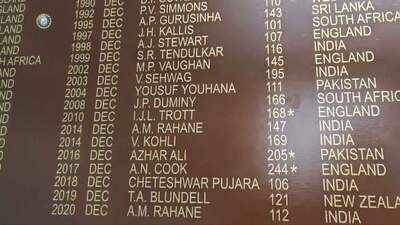 India vs Australia: Ajinkya Rahane's name engraved on MCG Honours Board after match-winning ton in 2nd Test