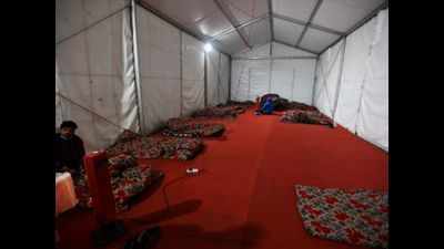 Ghaziabad district magistrate inspects night shelters as mercury drops