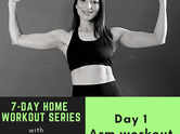 7-day home workout series with Garima Bhandari/Day 1- Arm workout