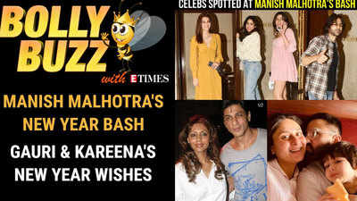 Bolly Buzz: Kartik Aaryan, Janhvi Kapoor, and others at Manish Malhotra's bash; Kareena Kapoor Khan and Gauri Khan's New Year wishes