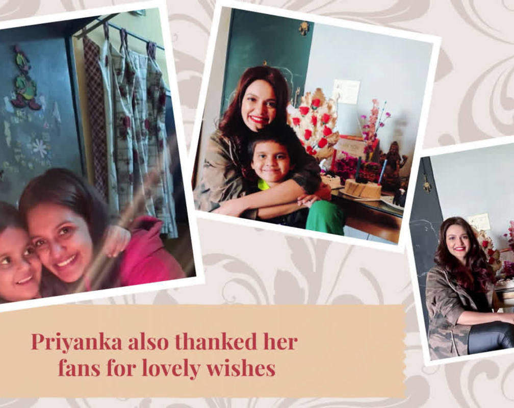 
Priyanka Sarkar celebrates her birthday with family

