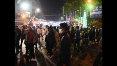 Covid-cautious Kolkata ushers In New Year