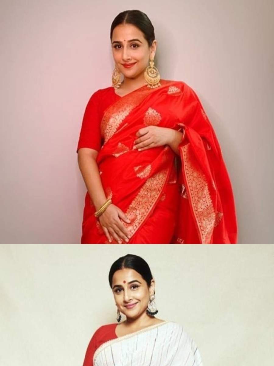 Stunning Saree Looks Of Vidya Balan | Times Of India