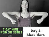 7-day home workout series with Garima Bhandari/Day 3 - Shoulder workout