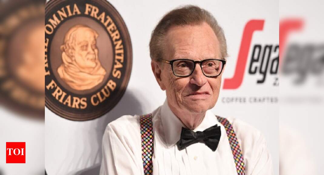Us News Star Larry King Hospitalized With Covid 19 Report Times Of India