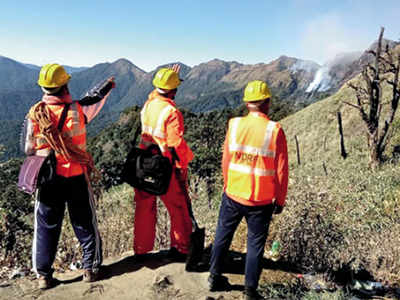 Choppers, NDRF Men Deployed To Fight Wildfire In Dzuko Valley On ...