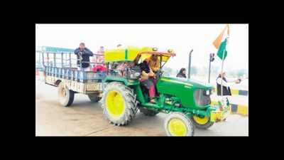 A first in Uchana: Women take the wheel as farmers plan tractor march