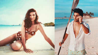 Tara Sutaria leaves the sweetest comment on beau Aadar Jain's throwback picture from Maldives