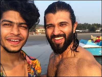 Selfie Alert! Malayalam actor Roshan Abdul Rahoof meets Vijay Deverakonda in Goa Beach