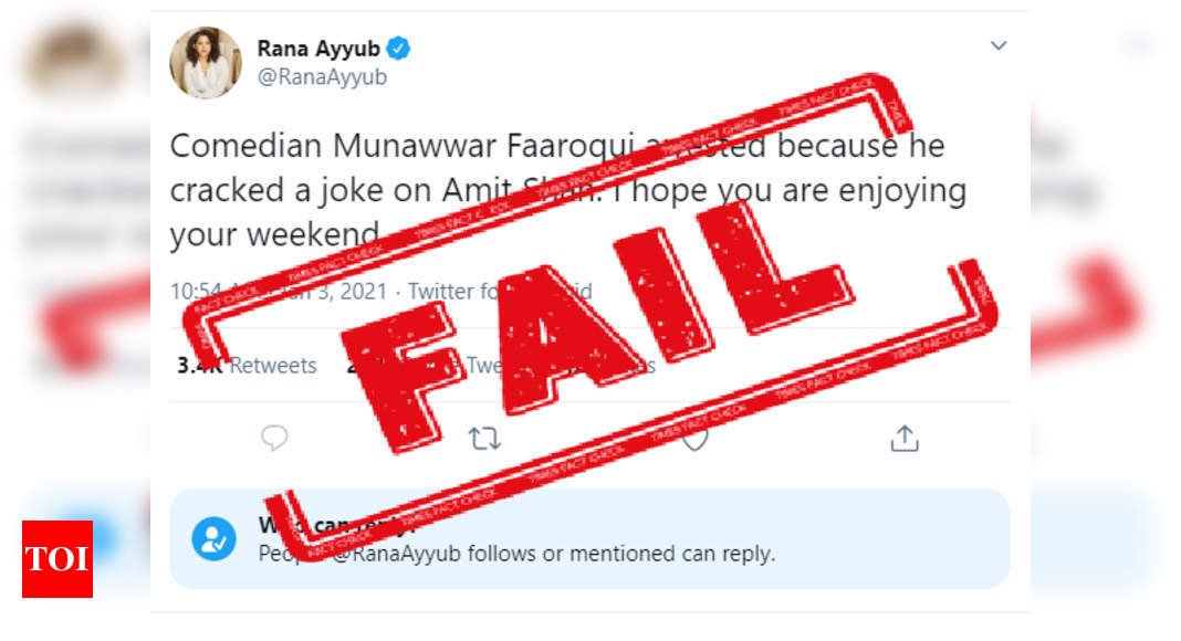 FACT CHECK: No, the arrest of Munawar Faruqui was not just because he was joking with Amit Shah