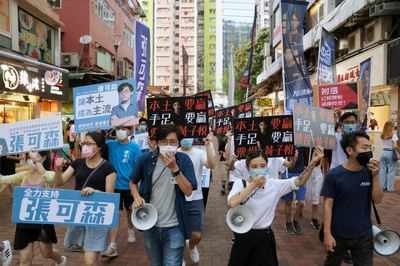 Over 50 Hong Kong democracy activists arrested under national security law-media