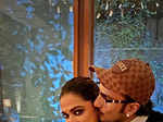 Lovely picture of Ranveer Singh and Birthday girl Deepika Padukone from their dinner date