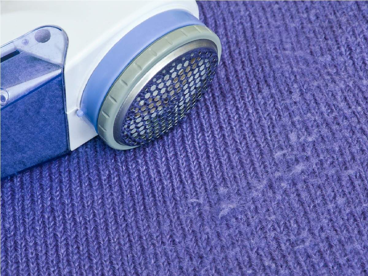 Electric Sweater Lint Shaver Fuzz Pill Bobble Remover Fabric Clothes Curtains 