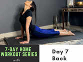 7-day home workout series with Garima Bhandari/Day 7 - Back workout