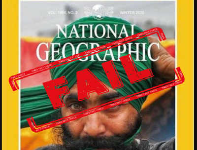 FAKE ALERT: Viral National Geographic cover on farmers' protest is fake