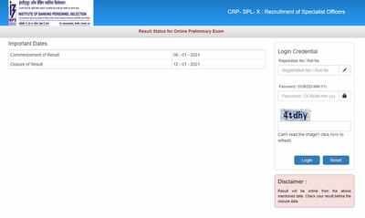 IBPS SO prelims result declared, here's direct link