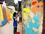 Delhi artists & Finnish embassy collaborate to beautify Khan Market walls