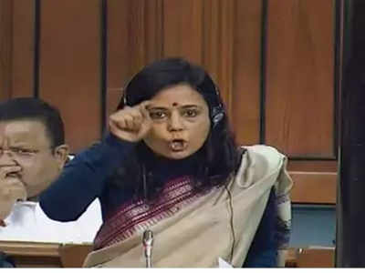 New Delhi: TMC MP Mahua Moitra at Parliament during the ongoing winter  session #Gallery