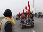 Farmers hold tractor rally at Delhi borders