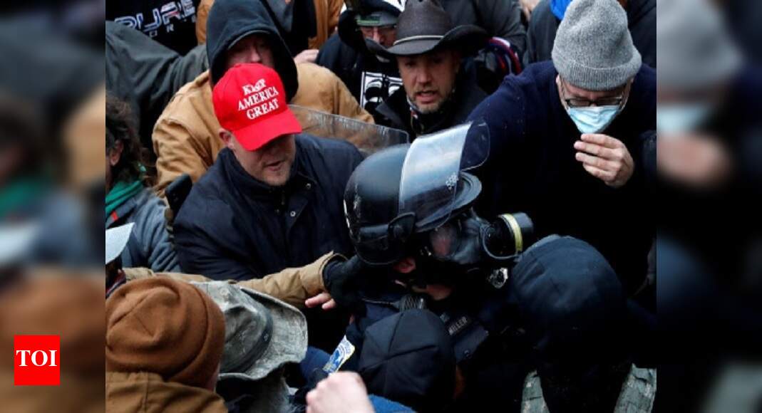 Capitol police chief defends response to 'criminal' rioters - Times of ...