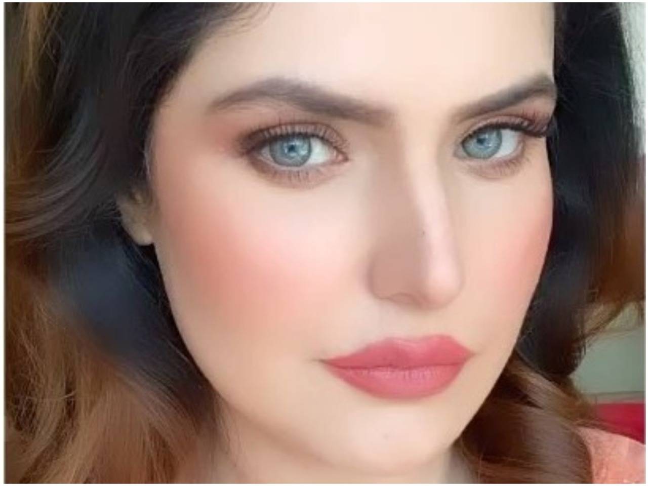 Zareen Khan stuns with blue eyes Hindi Movie News