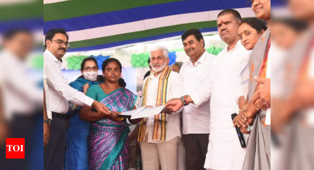 17,000 YSR Jagananna colonies in AP | Visakhapatnam News - Times of India