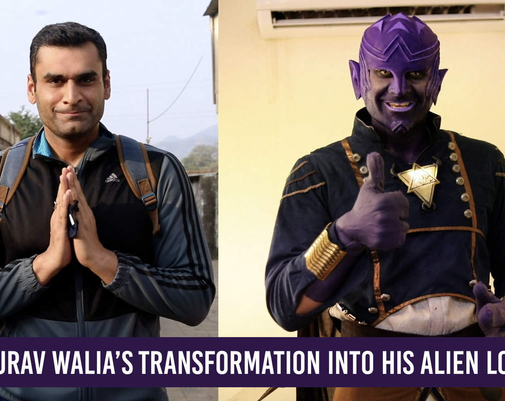 
Hero - Gayab Mode On’s Gaurav Walia gives a glimpse of his transformation into an alien
