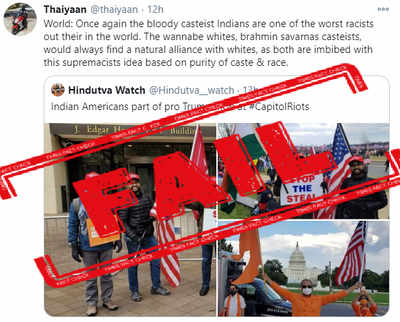 FACT CHECK: Man passed off as ‘bhakt’ for waving Indian flag at Capitol Hill found to be Shashi Tharoor fan