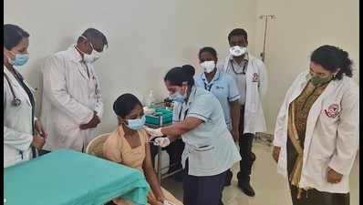 Covid vaccine dry run: Nearly 250 healthcare staff participate in Dakshina Kannada