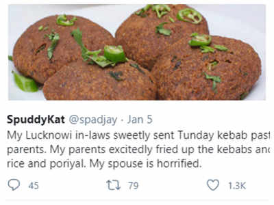 South Indian couple pairs Lucknowi Tundey Kebabs with plain rice, netizens feel heartbroken