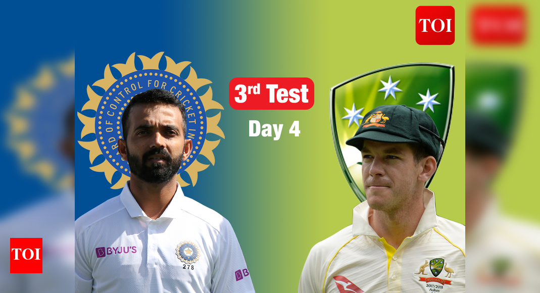 Live Cricket Score, India vs Australia, 3rd Test Australia set 407run