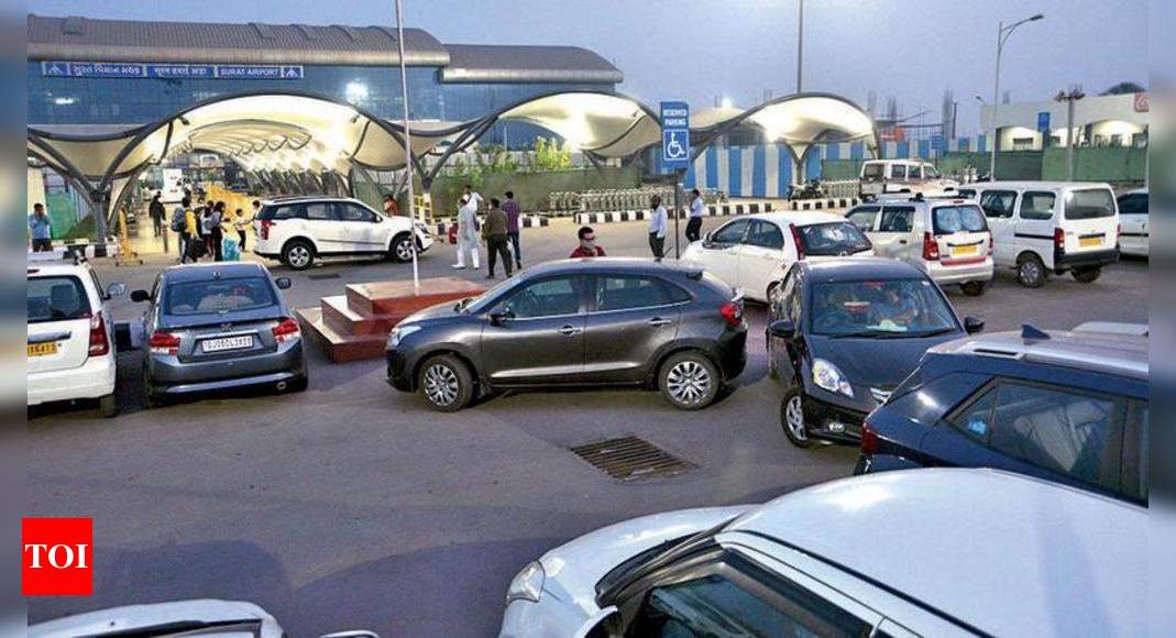 Sans contract, parking nightmare at Surat airport | Surat News - Times ...