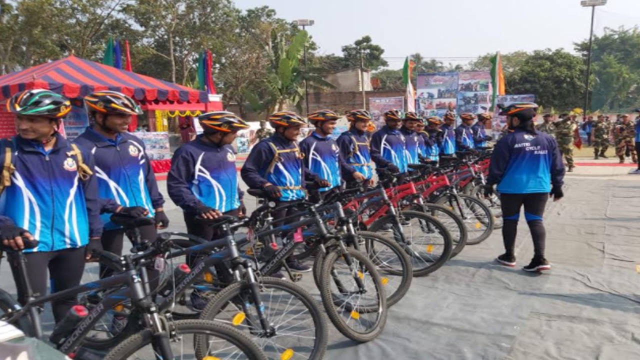 BSF sets off on bicycle rally to mark Bangabandhu s centenary