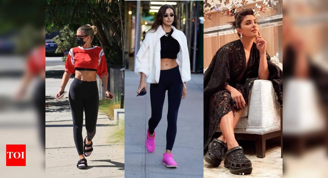 From Priyanka to Ariana, the global divas are all about 'ugly shoes' now -  Times of India
