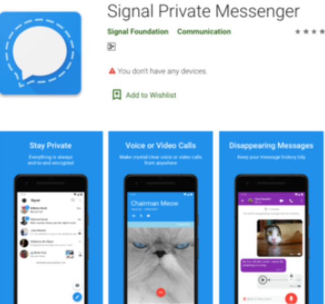 signal app safe