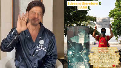 Shah Rukh Khan's unexpected visitor: A young filmmaker from Bengaluru is camping outside Mannat; Know why?