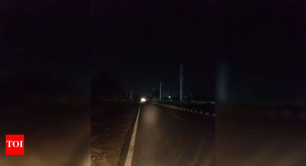No street lights Times of India