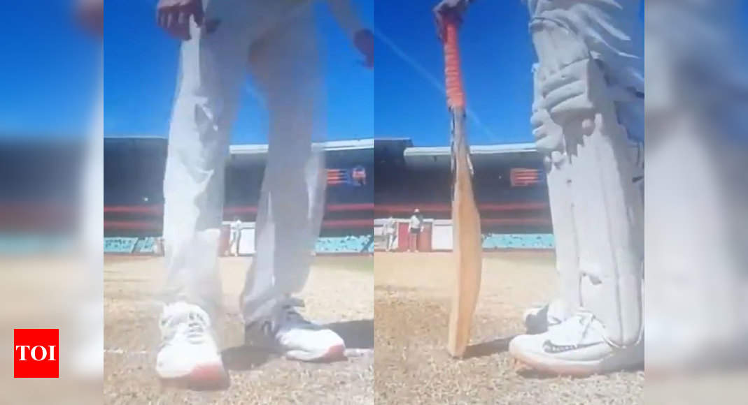 Steve Smith wasn't scuffing Rishabh Pant's guard mark ...