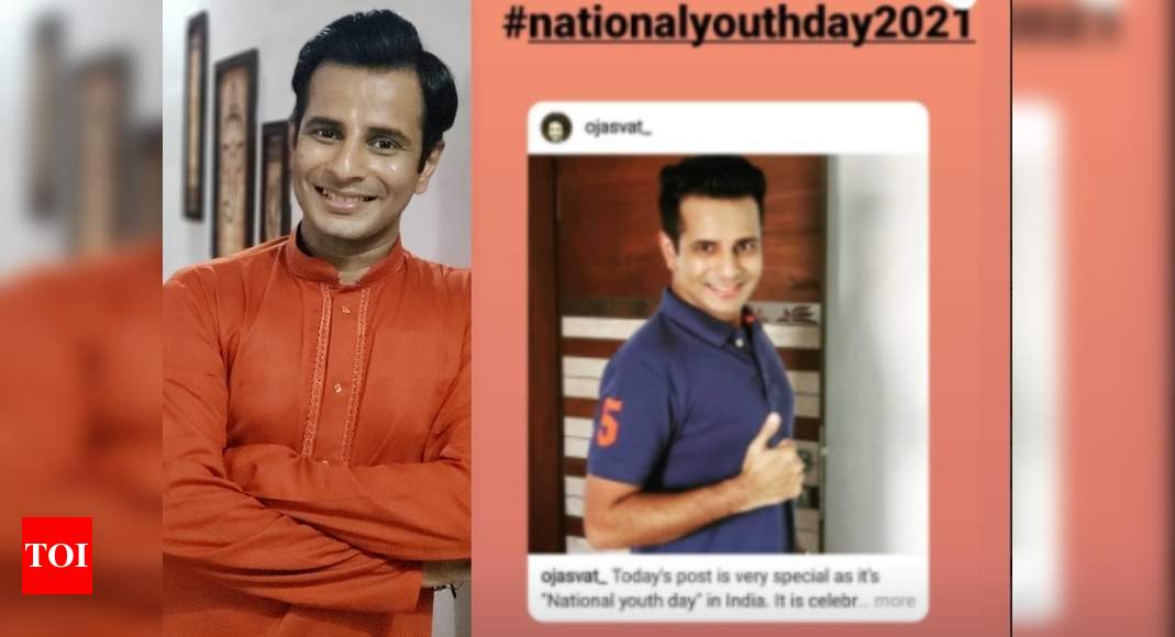 National Youth Day Fans Thank Gujarati Actor Ojas Rawal For Motivating The Youth Gujarati Movie News Times Of India