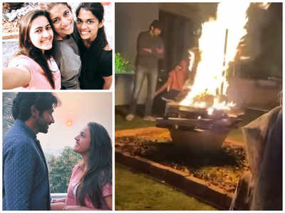 PICS: Bonfire, delicious food and a great view: A sneak-peek into the Mega family Bhogi