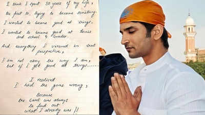 Sushant Singh Rajput's sister Shweta Singh Kirti leaves SSRians emotional as she shares her late brother's handwritten note