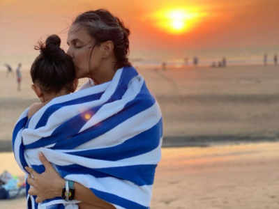 Neha Dhupia’s adorable picture with daughter Mehr Dhupia will make your heart flutter; check out