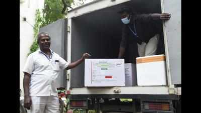 Covid-19 vaccine arrives in Coimbatore