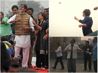 Shah Rukh, Amitabh, Irrfan: When Bollywood actors flew kites during Sankranti! See Pics…