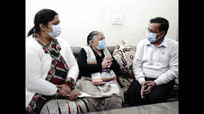 Kejriwal meets family of doctor who died due to Covid-19, provides Rs 1 crore assistance