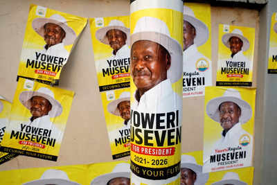 35 years under Ugandan president Yoweri Museveni