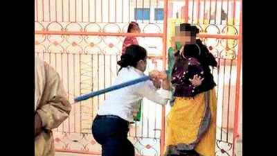 Gujarat: PSI suspended for lathi charge on women